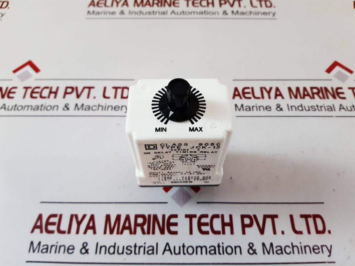 Square D Jck-13 Series A Timing Relay 0.6-60 Sec
