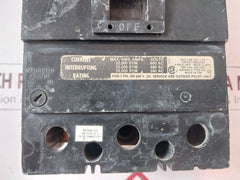 Square D Kal361251021 3 Pole Circuit Breaker 600Vac, 250Vdc 125A
