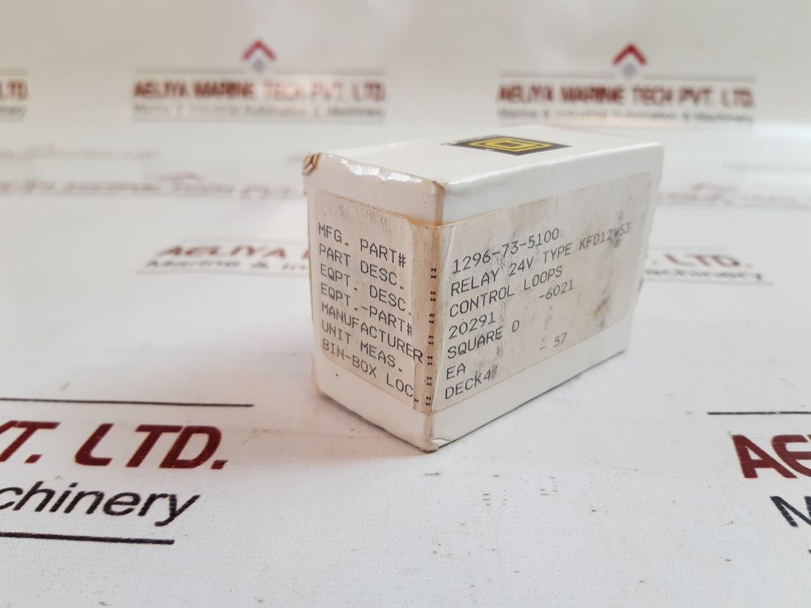 Set Of 2X Square D Kfd12V53 Relay 24V
