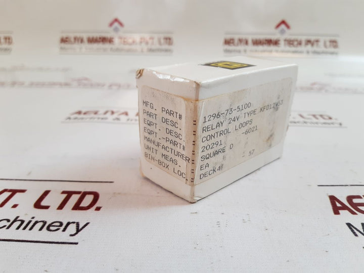 Set Of 2X Square D Kfd12V53 Relay 24V
