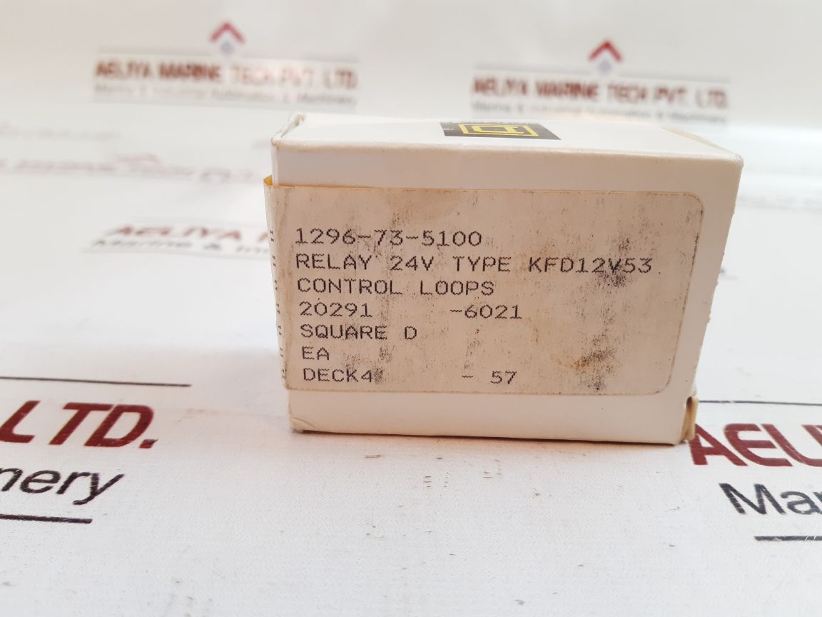 Set Of 2X Square D Kfd12V53 Relay 24V
