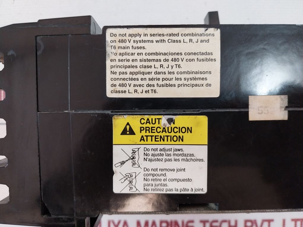 Square D Kh36150 Circuit Breaker 600V~ 150 A