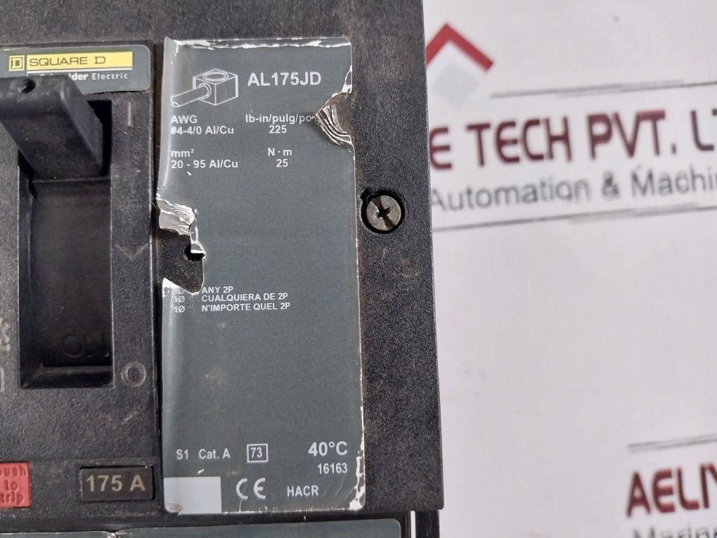 Square D Powerpact Jd 250 Circuit Breaker Jda36175