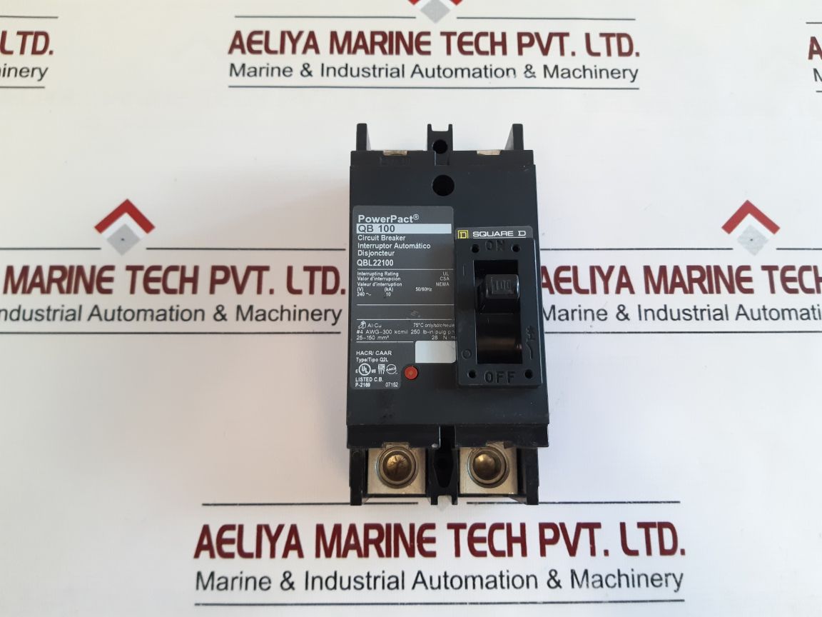 Square D Qbl22100 Powerpact Circuit Breaker 240~(V) 10(Ka)