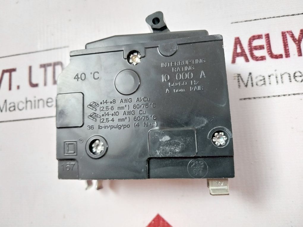 Square D Qo215 2-poles Plug-on Circuit Breaker 15A 120/240V~