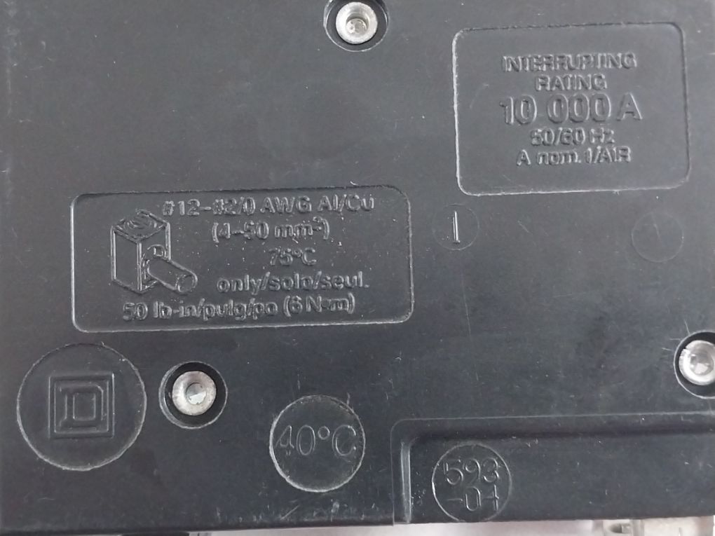 Square D Qo280 Plug-on Circuit Breaker