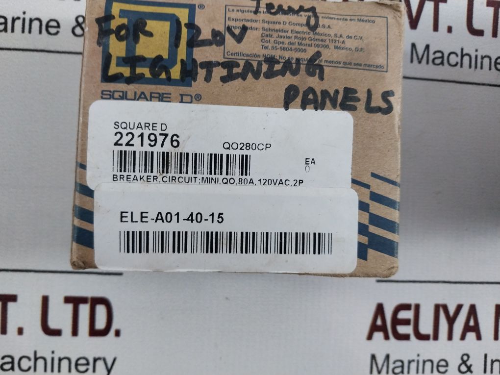 Square D Qo280 Plug-on Circuit Breaker