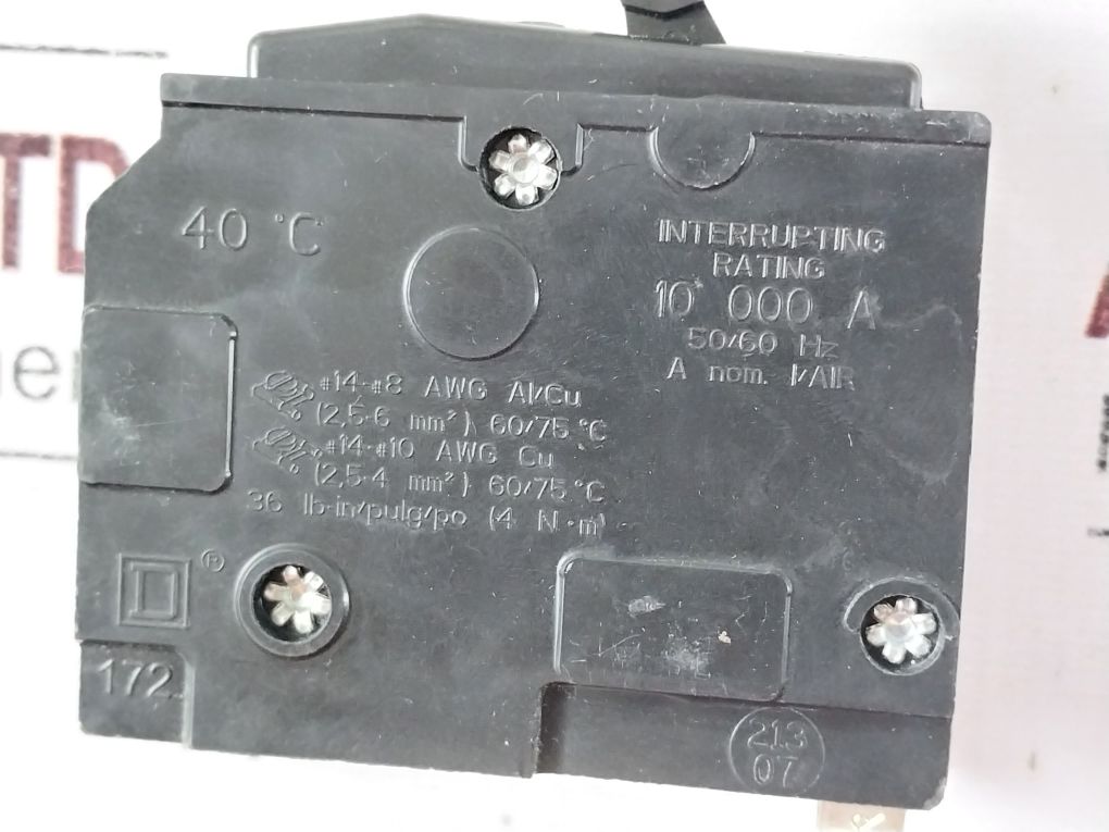 Square D Qo220 Plug-on Circuit Breaker