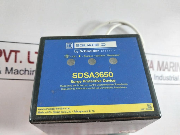 Square D Sdsa3650 Surge Protection Device