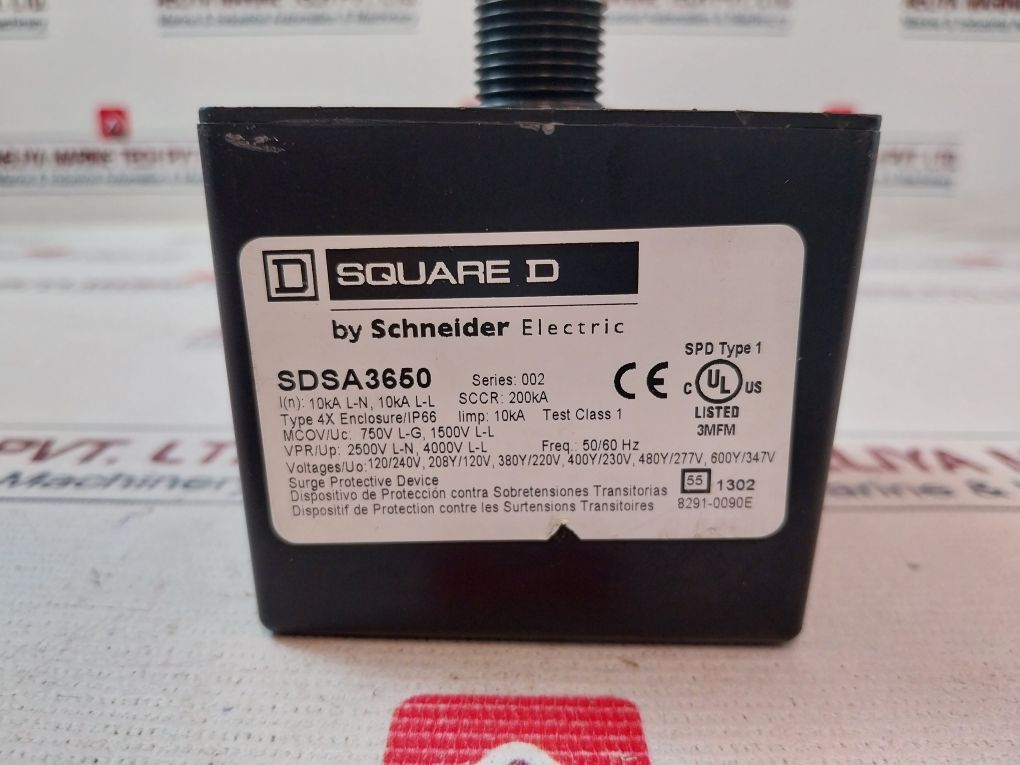 Square D Sdsa3650 Surge Protective Device 50/60 Hz