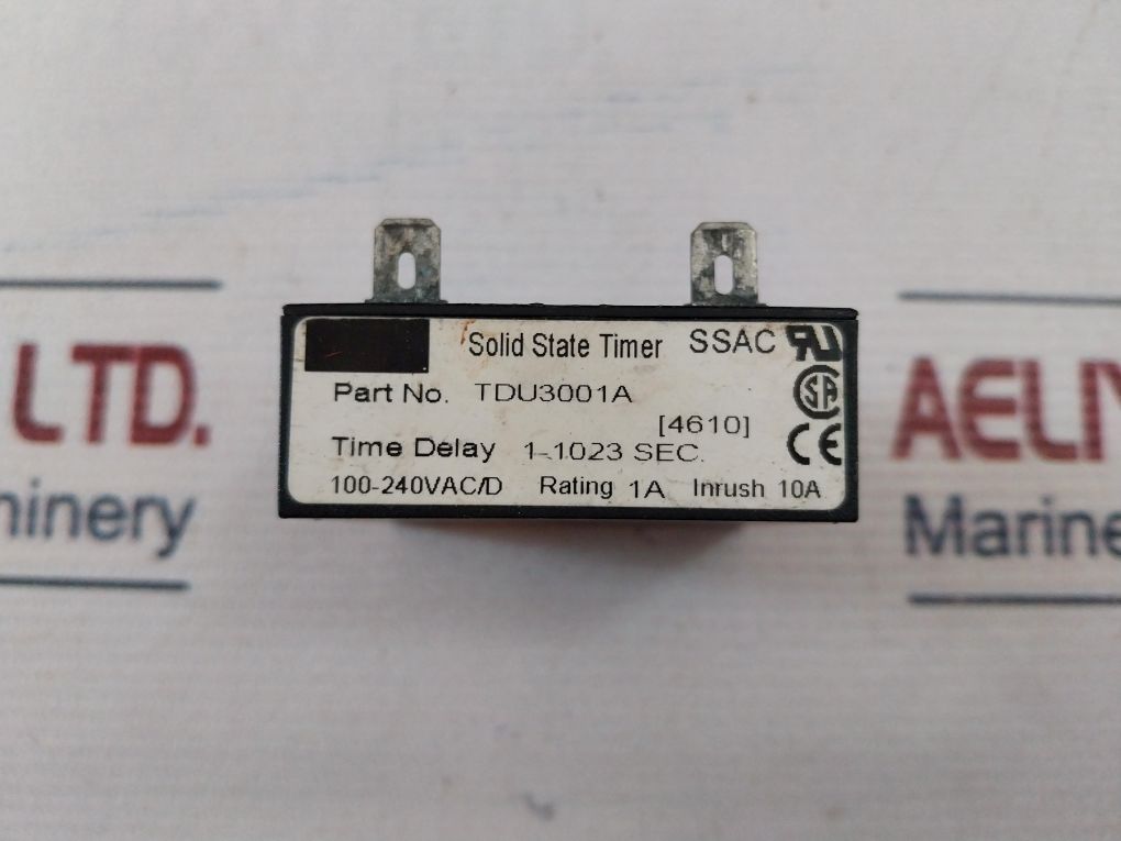 Ssac Tdu3001A Solid State Timer 10A