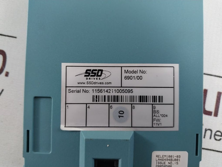 Ssd Drives 6901/00 Keypad Display Unit