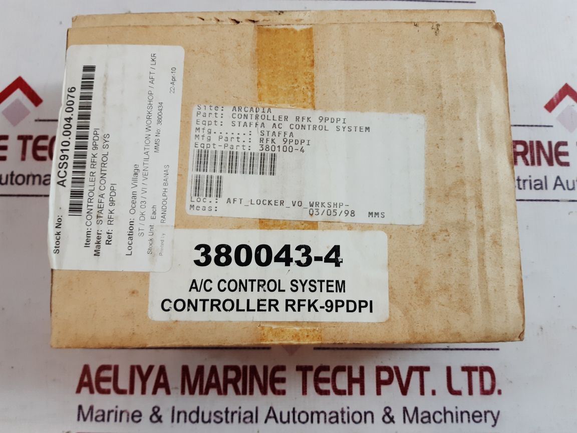 Staefa Control System Rfk 9Pdpi Controller 24V 50-60Hz