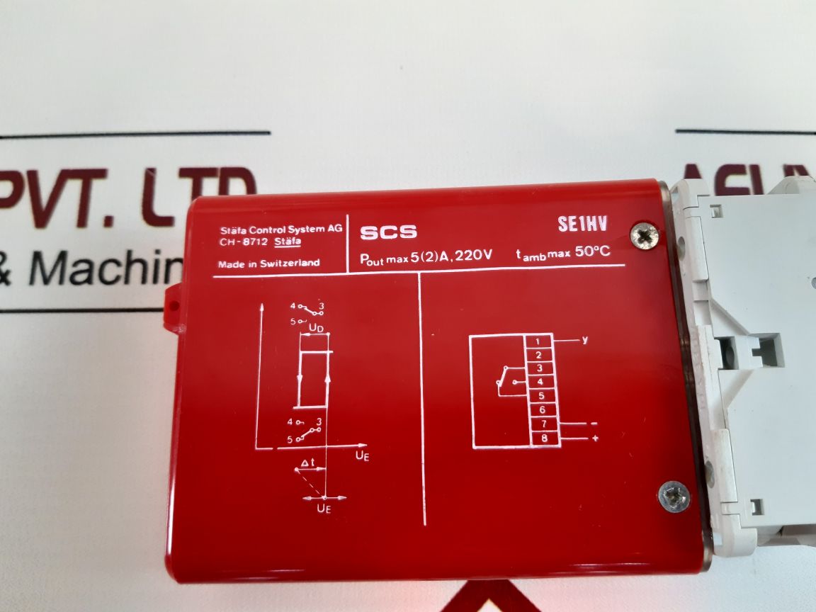 Staefa Se 1 Hv Voltage Sensitive Relay With Base