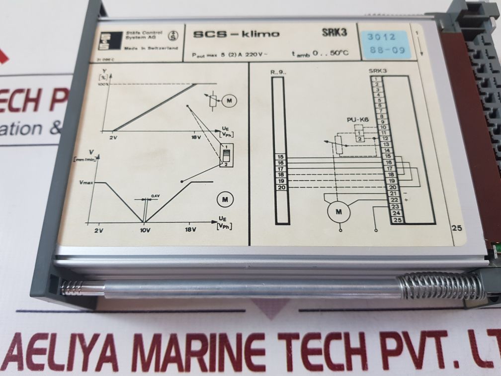 Staefa Control System Srk3 Interface Unit 3012
