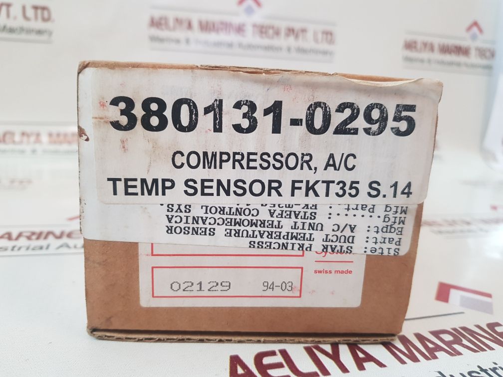 Stafa Control System Fk-t35S Temperature Sensor Fkt35 S.14
