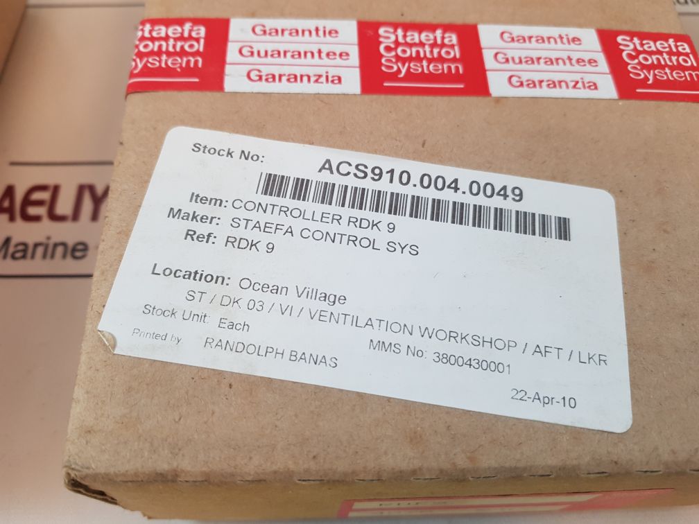 Scs-klimo Rdk9 Module Plc Staefa Control System