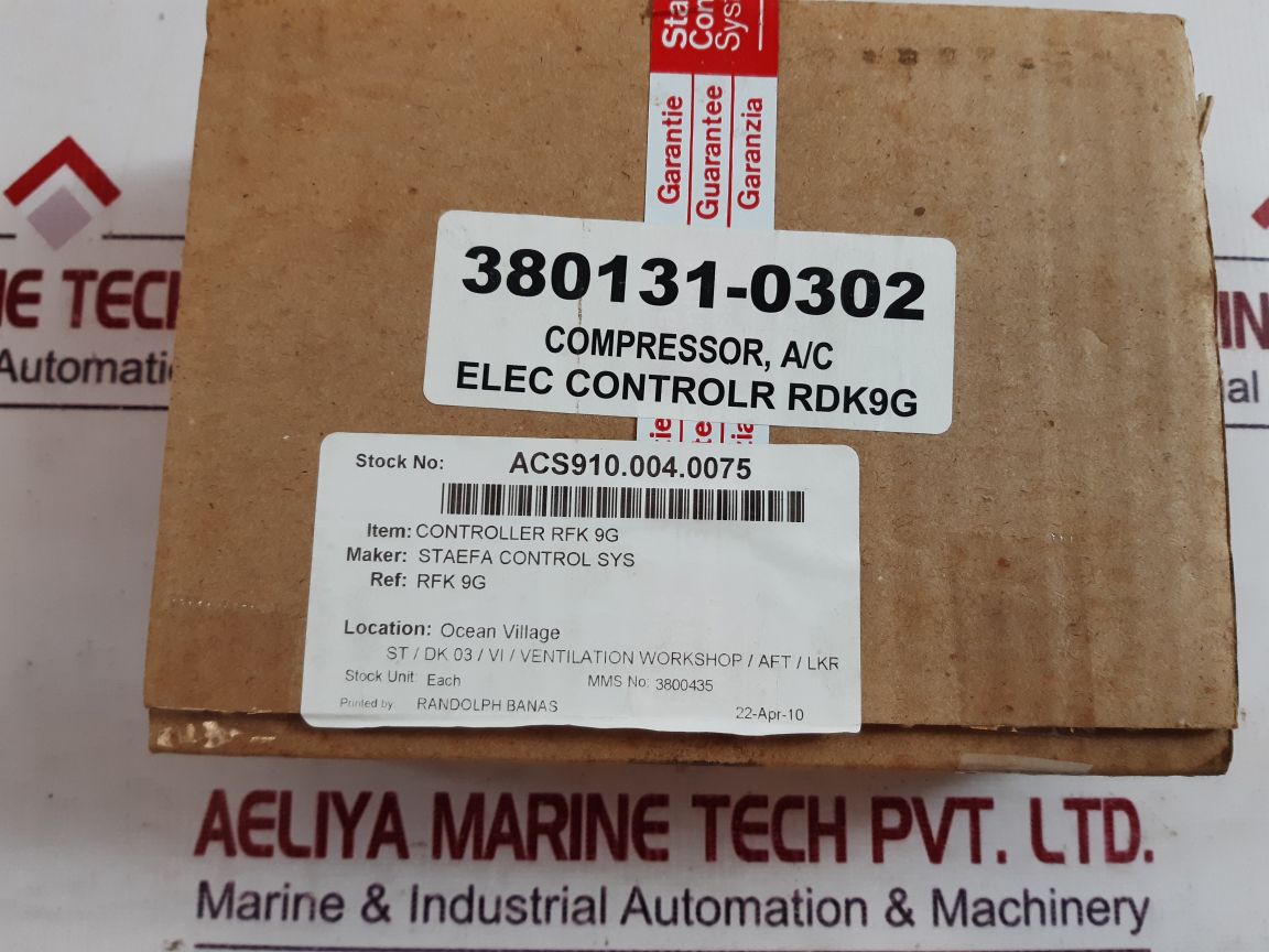 Staefa control system scs-klimo rdk9g controller with box