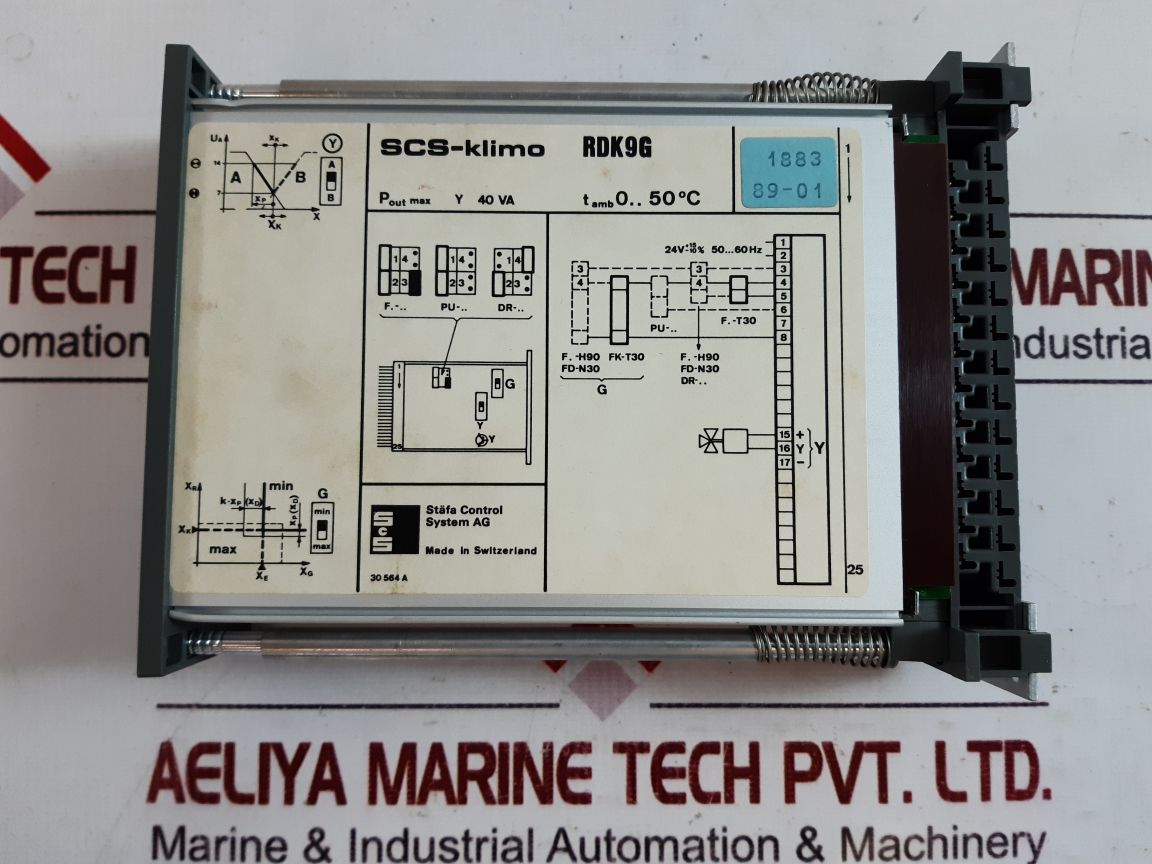 Staefa control system scs-klimo rdk9g controller with box