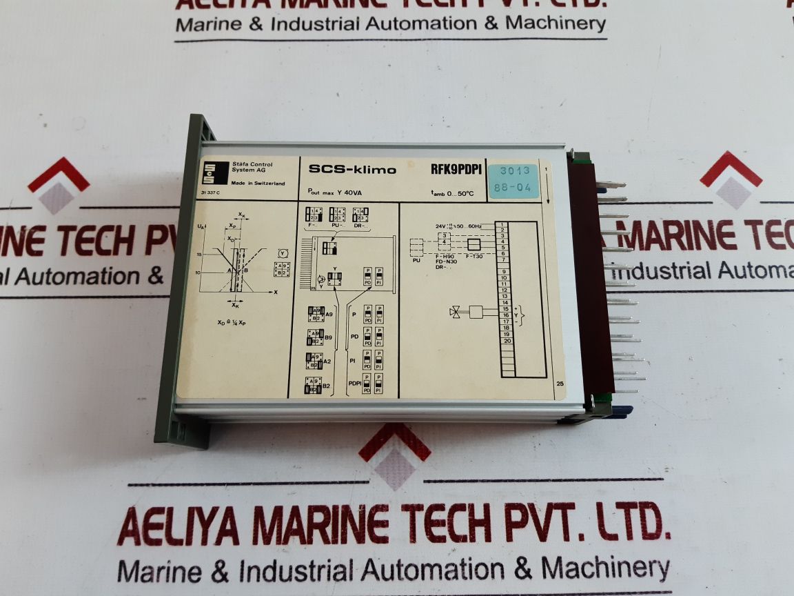 Staefa control system scs-klimo rfk9pdpi controller
