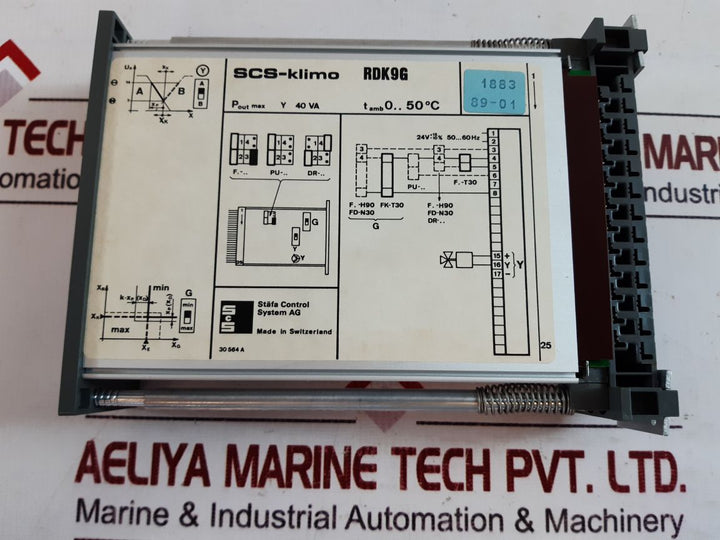 Scs-klimo rdk9g staefa control system