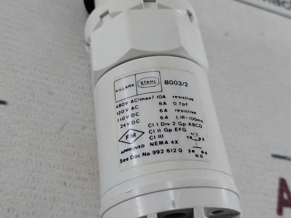 Stahl 8003/2 Light Indicator/ Pushbutton Switch