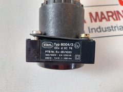 Stahl 8004/2 Control Switch Pushbutton 300/500V~6A 1250Va