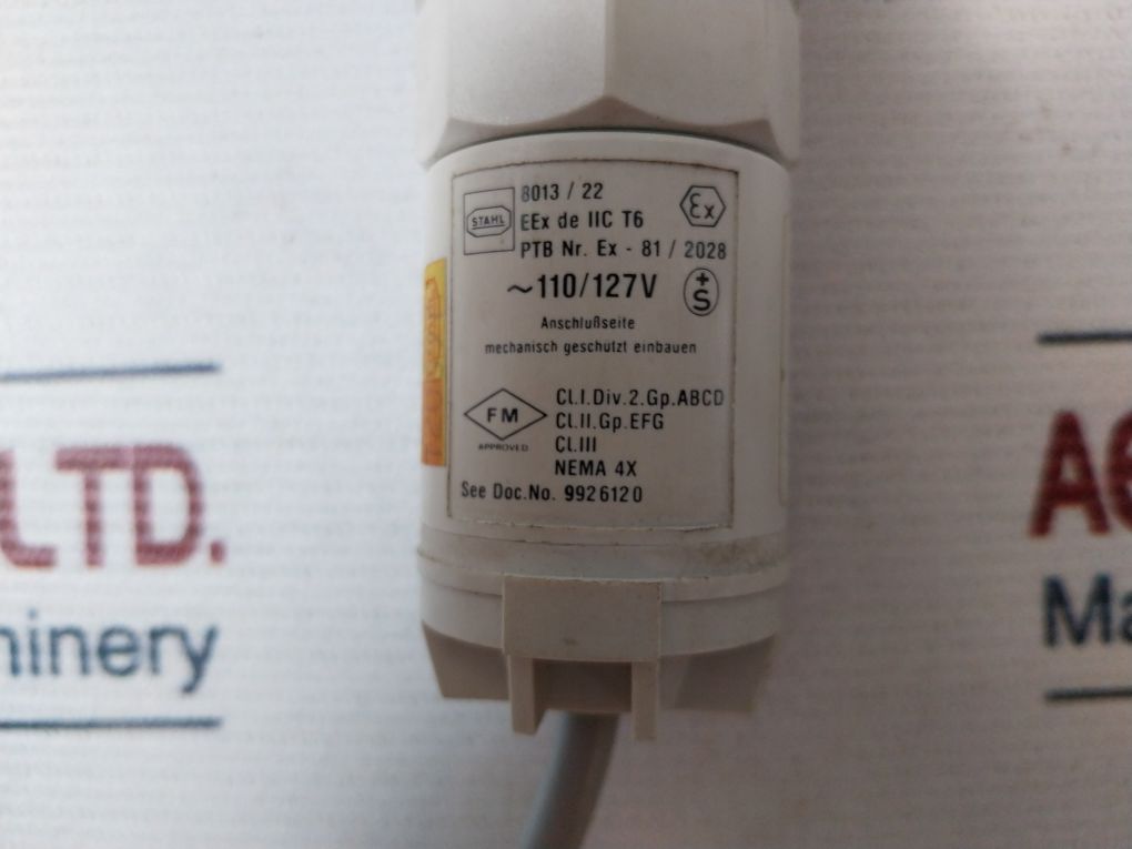 Stahl 8013/22 Diode Indication Light Lamp 89/336/Ewg