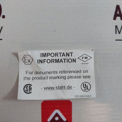 Stahl 8013/311 Indicating Lamps For Panel Mounting