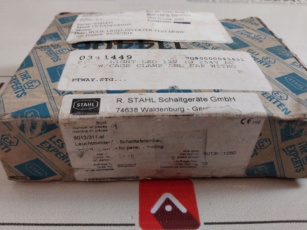 Stahl 8013/311 Indicating Lamps For Panel Mounting