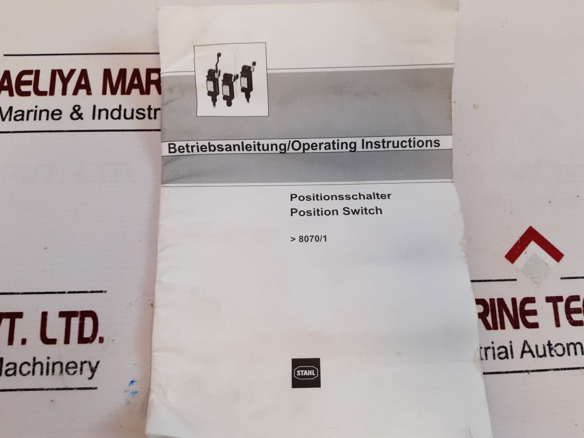 Stahl 80701-2-ar Position SwitchLimit Switch