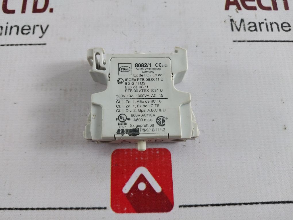 Stahl 8082/1 Contact Element 600V Ac/10A