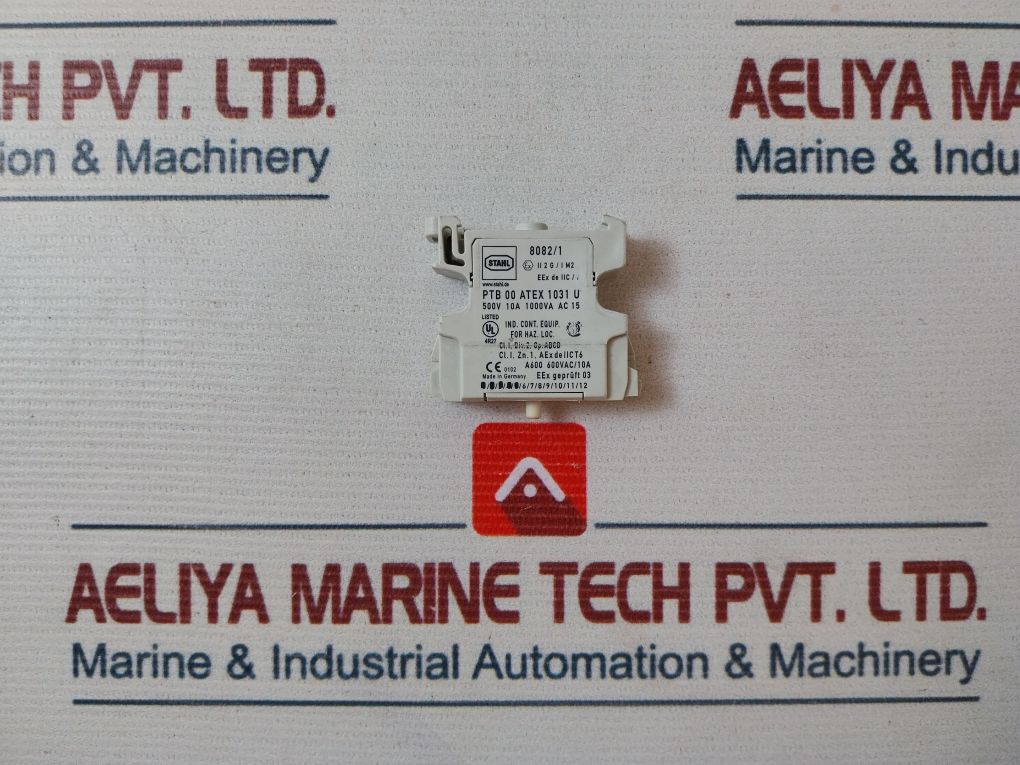 Stahl 8082/1 Contact Block 30155961-2 600 Vac 10A