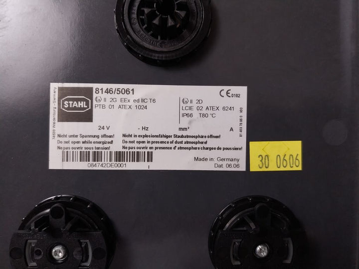 Stahl 8146/5061 Control Unit 24V