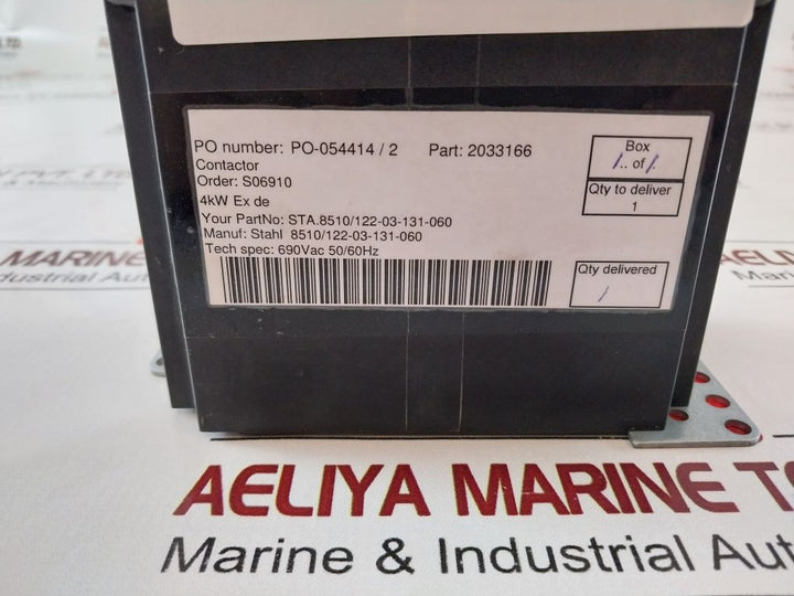 Stahl 8510/122-03-131-060 Contactor
