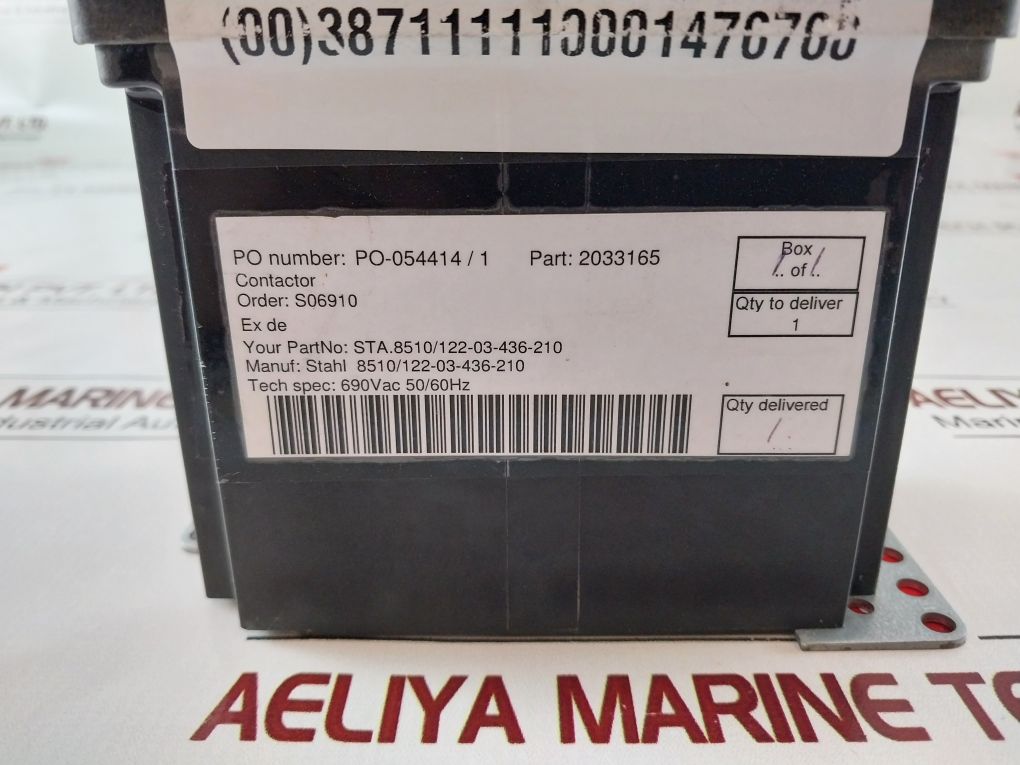 Stahl 8510/122-03-436-210 Contactor