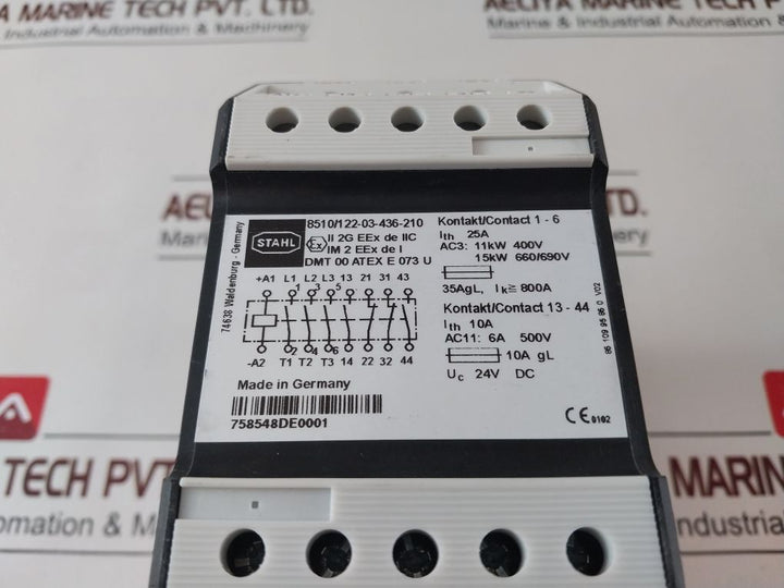 Stahl 8510/122-03-436-210 Contactor