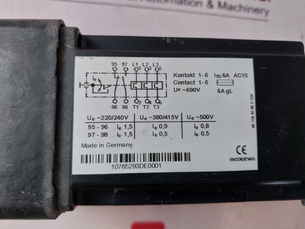 Stahl 8510/122-05-235-070 Motor Protection Relay 2033168