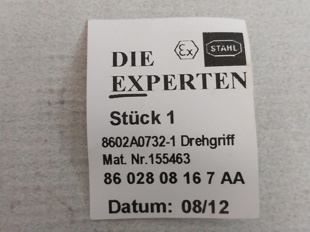 Lot Of 7X Stahl 8602A0732-1