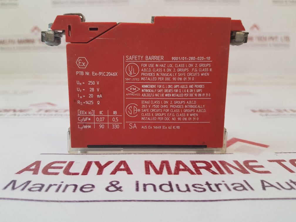 Stahl 900101-280-020-10 Safety Barrier +24V