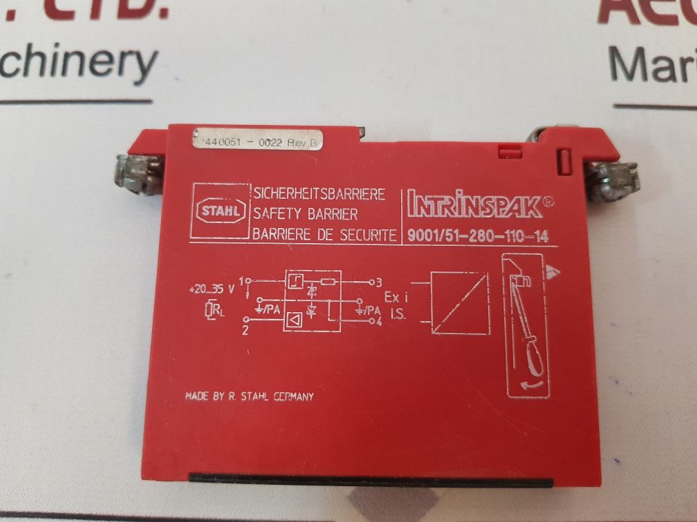 Stahl 9001/51-280-110-14 Safety Barrier Intrinspak