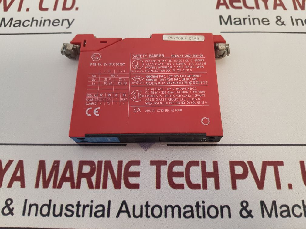 Stahl 9002/11-280-186-00 Safety Barrier Intrinspak 25V