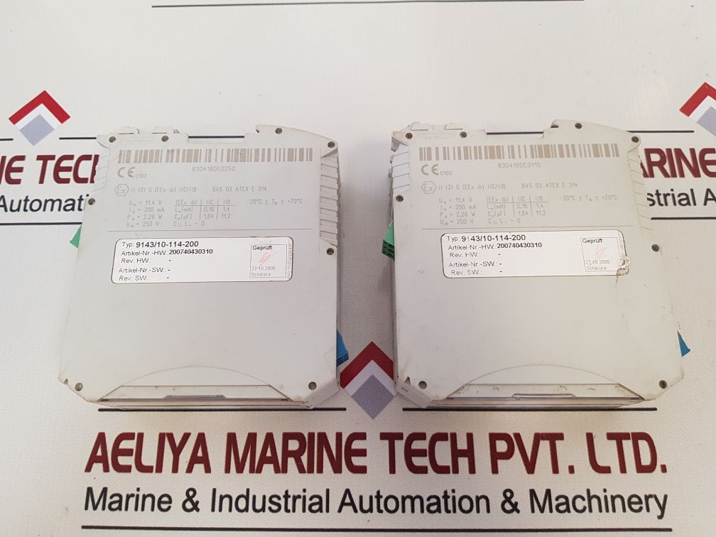 Stahl 9143/10-114-200 I.S. Power Supply