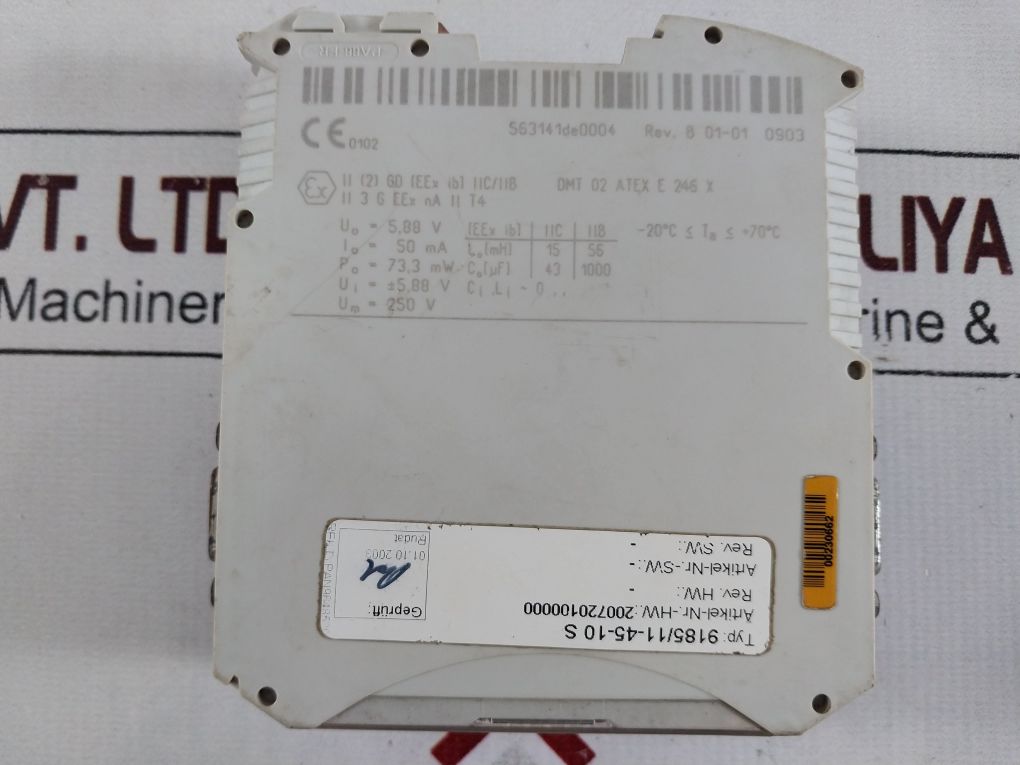 Stahl 9185/11-45-10 S Fieldbus Isolating Repeater