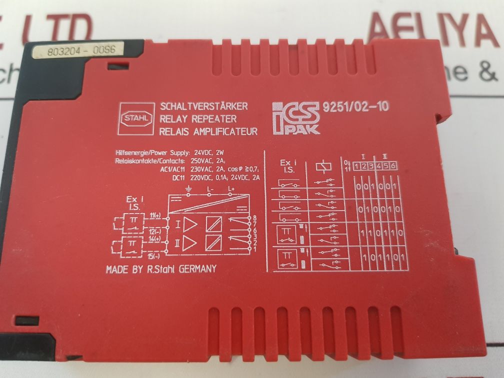 Stahl 9251/02-10 Relay Repeater