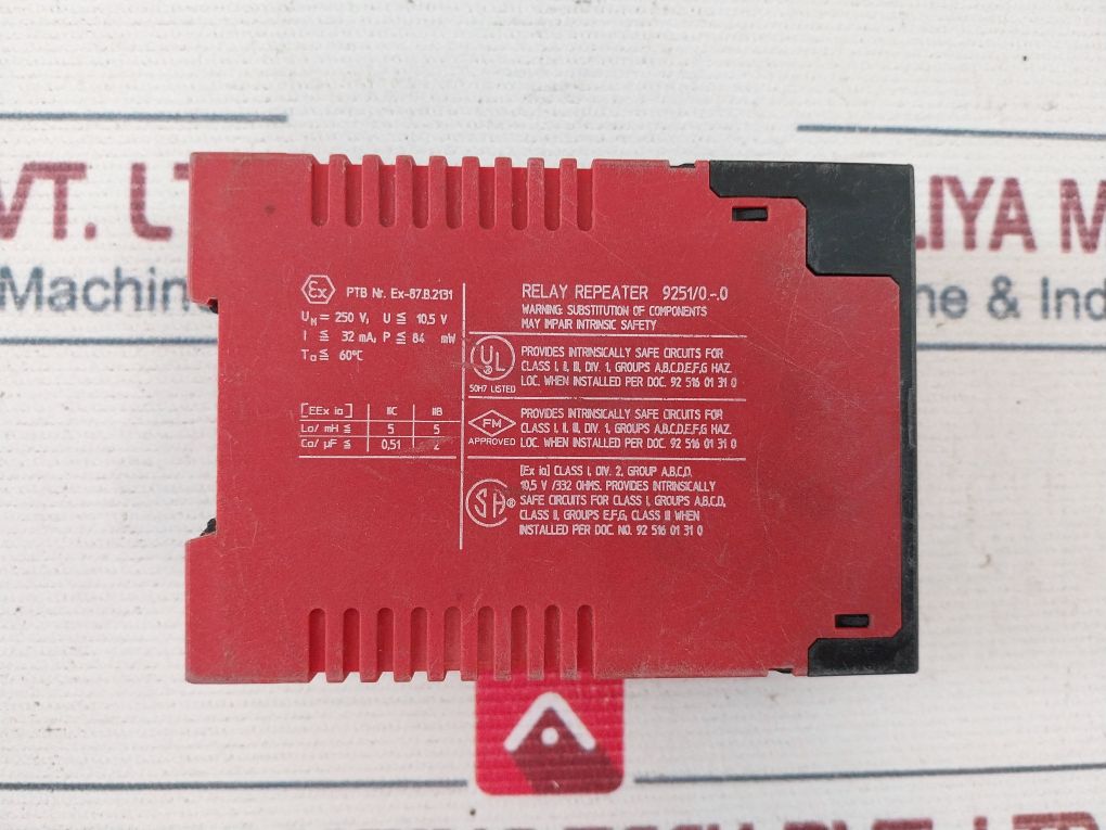 Stahl 9251/02-20 Relay Repeater 250Vac 2A