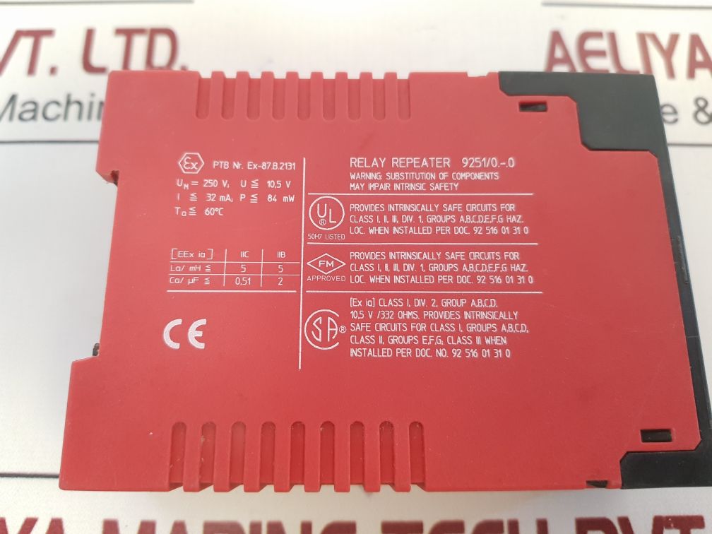 Stahl 9251/02-60 Switching Amplifier Relay Repeater