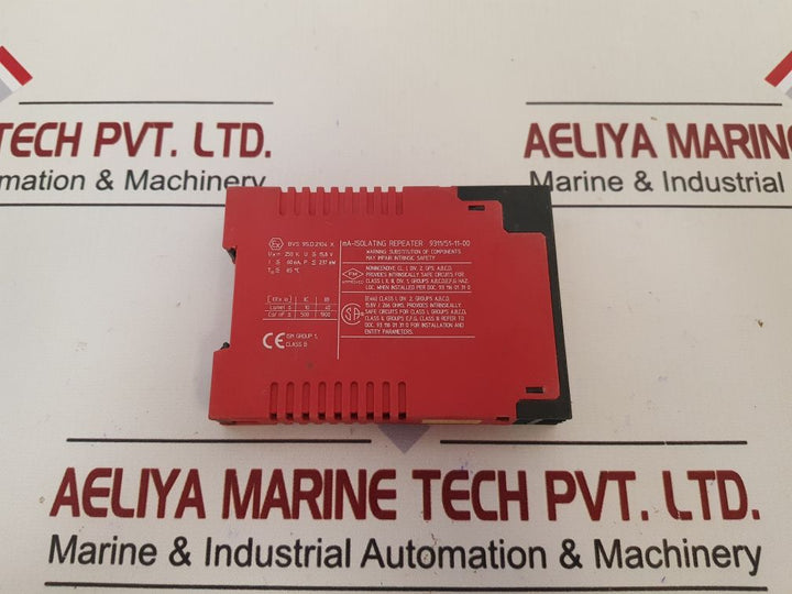 Stahl 9311/51-11-00 Ma-isolating Repeater 250V