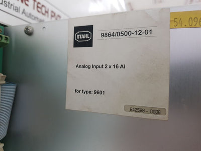 Stahl ics 1000 9601 module rack 642568-0006