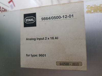 Stahl ics 1000 9601 module rack 642568-0010